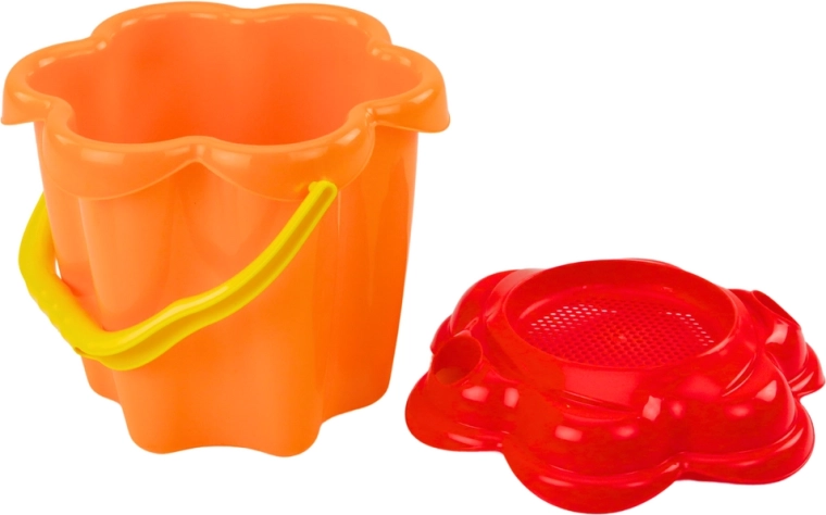 Lillekujuline kaanega ämber