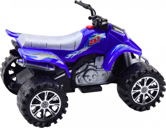 Large treaded wheels for better grip