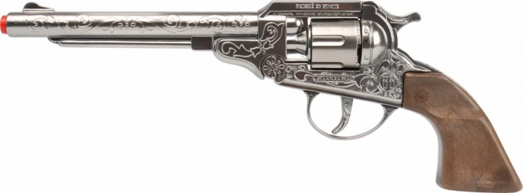 Finely engraved revolver