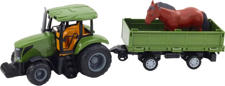 Trailer with Horse Figurine