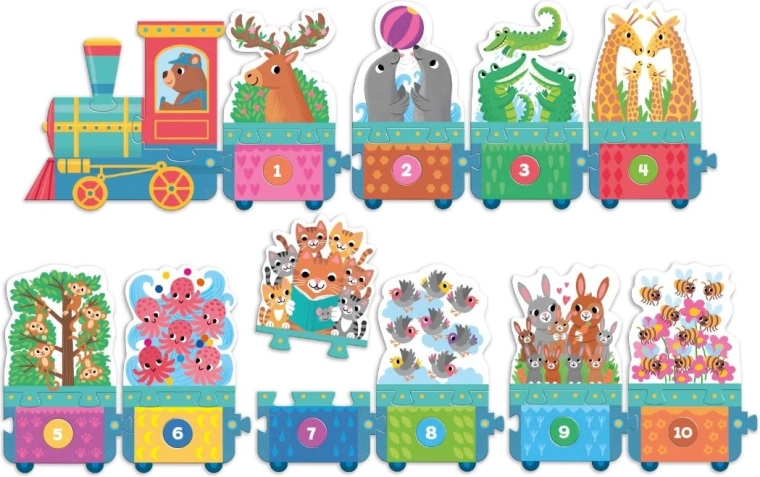 Õpperong numbritega 1–10