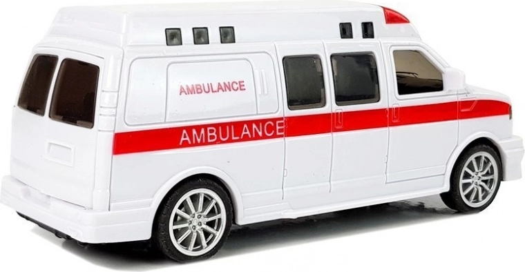 Pull-back, lights, and siren