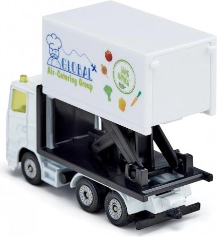 Height-adjustable catering truck