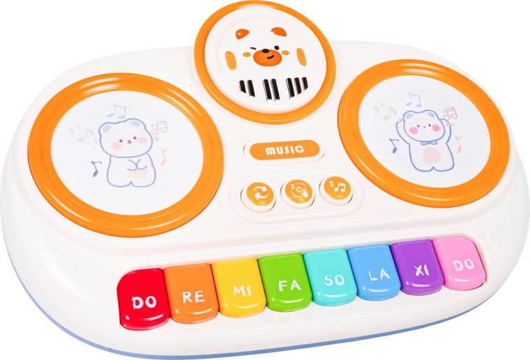 6 sounds, 10 melodies, and DJ mode
