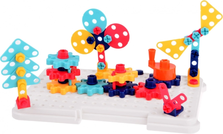 Hammasrattad ja värvilised detailid liikuvaid ehitisi jaoks