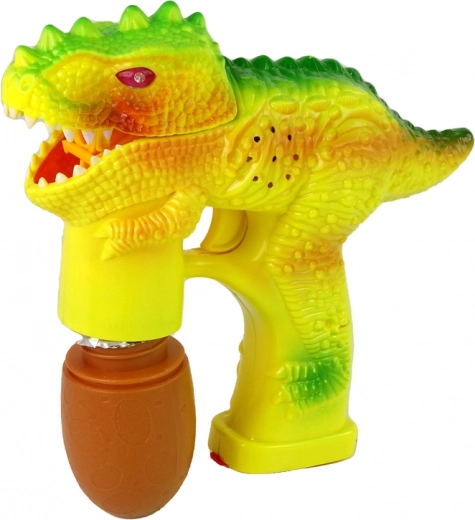 Cute dinosaur that blows bubbles