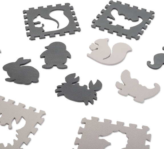 Lõbusad loomamotiivid eemaldatavate kujunditega