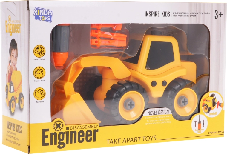 Take apart and reassemble as many times as you like
