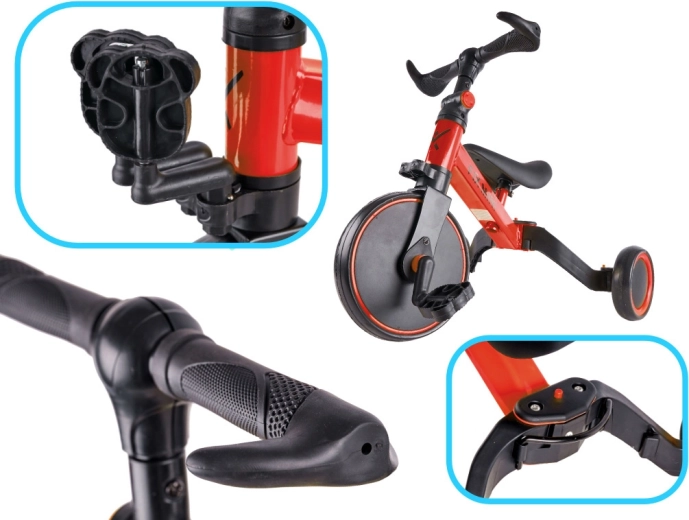 3-ühes: jooksuratas, kolmerattaline ja tasakaalutreening