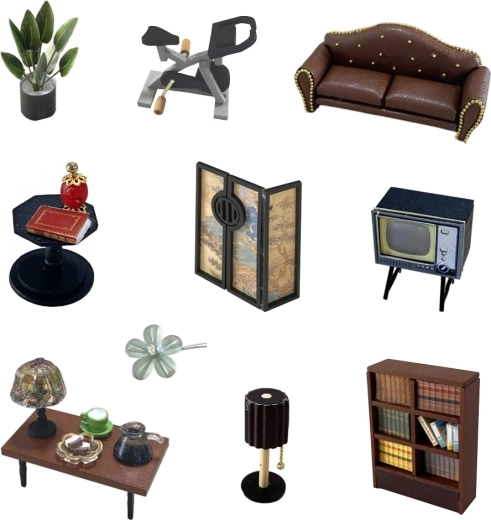 Rich accessories and furniture