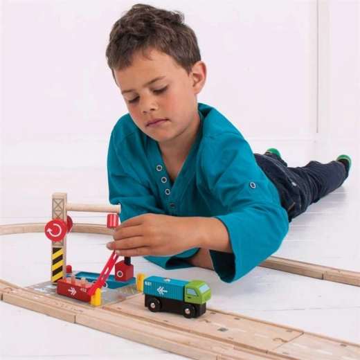 Compatible with wooden train sets