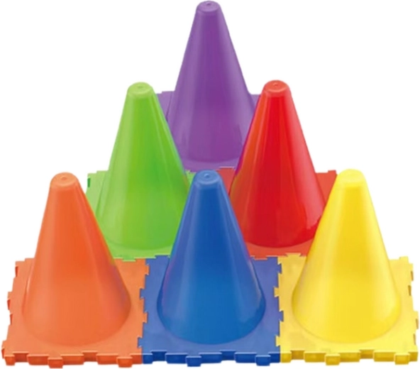 Värvilised koonused sihtmärkidena