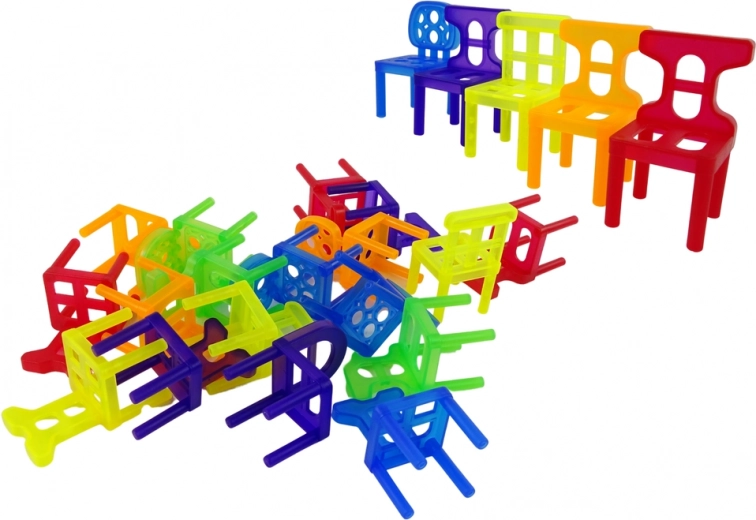 48 colorful chairs for endless combinations