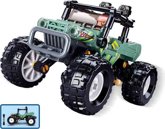 Robust off-roader with giant wheels