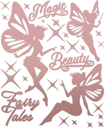 Magical fairy design with reflective effect