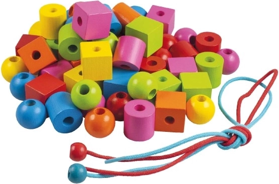 Suured värvilised pärlid väikestele kätele