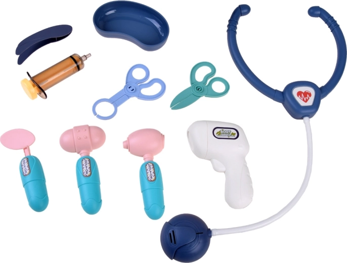 Stetoskoop ja termomeeter valguse ja heliga