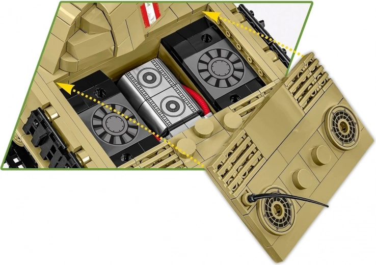 Removable Maybach HL-230 engine