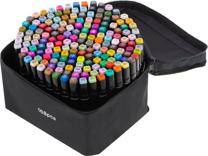 168 küllastunud tooni kaasaskantavas kotis