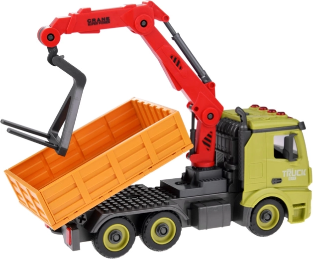 Töötav HDS-kraan ja avatav kast