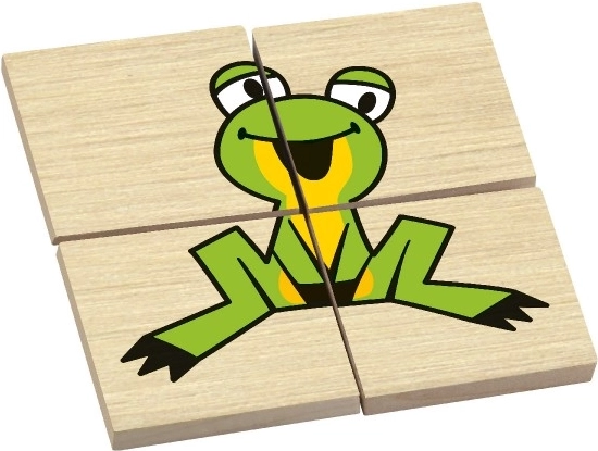 Suured ja ohutud tükid 4 × 4 × 0,6 cm