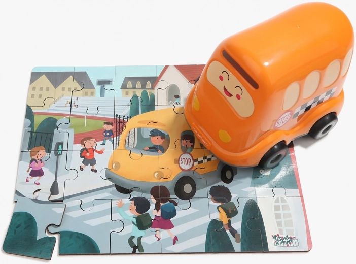 Puzzle and toy in one