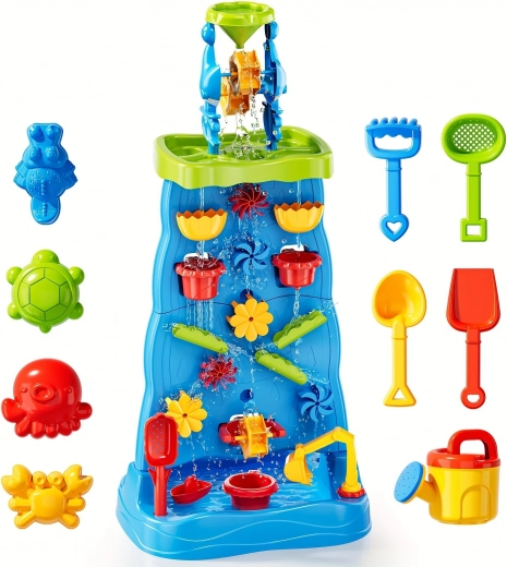 Rikkalikud tarvikud vee ja liiva jaoks