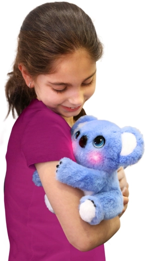 Koala, mis reageerib puudutusele