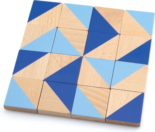 40 magnetic wooden shapes