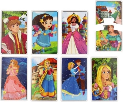 Colorful fairy tale cards