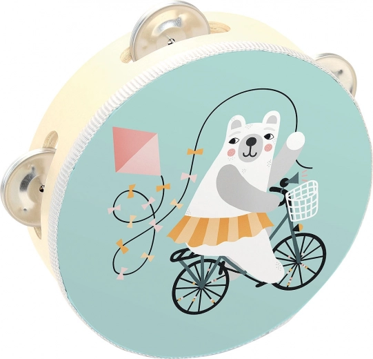 Karumotiiviga tamburiin rõõmsa rütmi jaoks