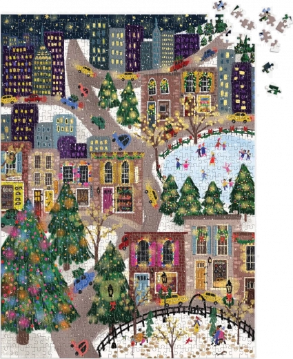 Pidulik linnavaade, täis detaile