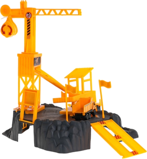 Construction car and functional ramp