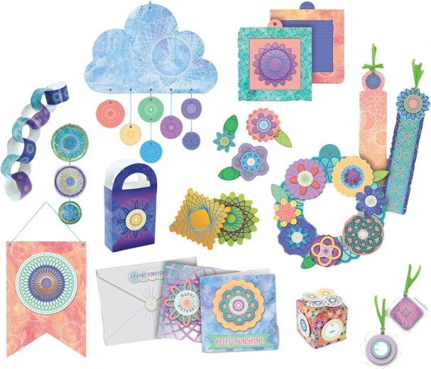Colorful papers and decorations for instant impact