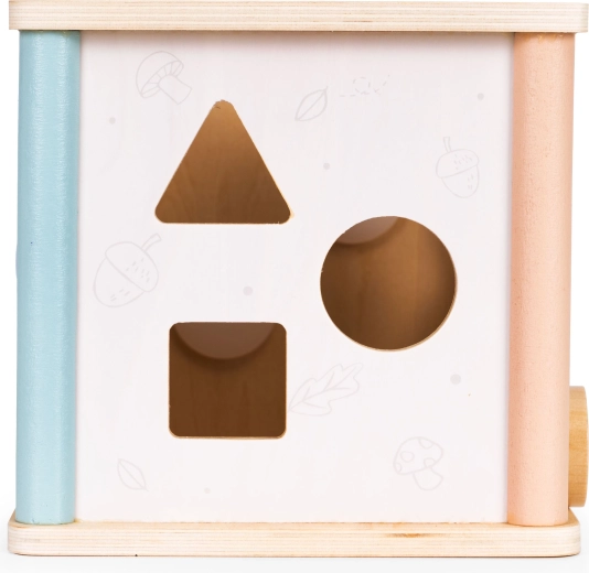 Kujundite sorteerija värviliste klotsidega