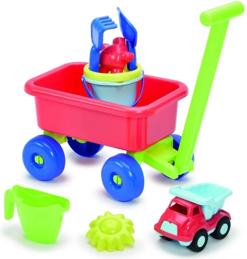 Käru mänguasjade ja liiva hõlpsaks vedamiseks