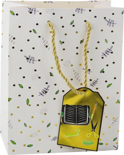 Sturdy decorative cardstock and comfortable handles