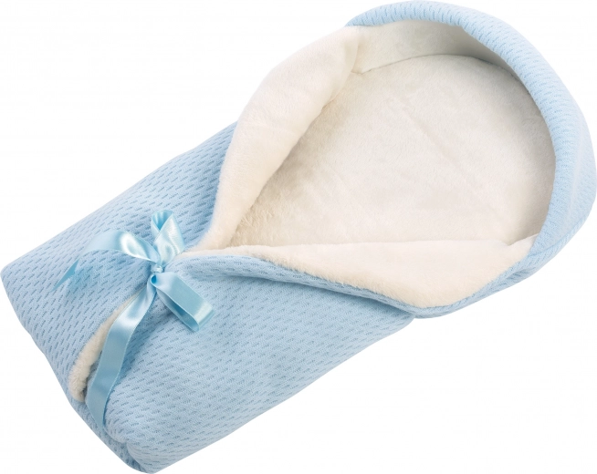 Hooded quick swaddle blanket for comfort
