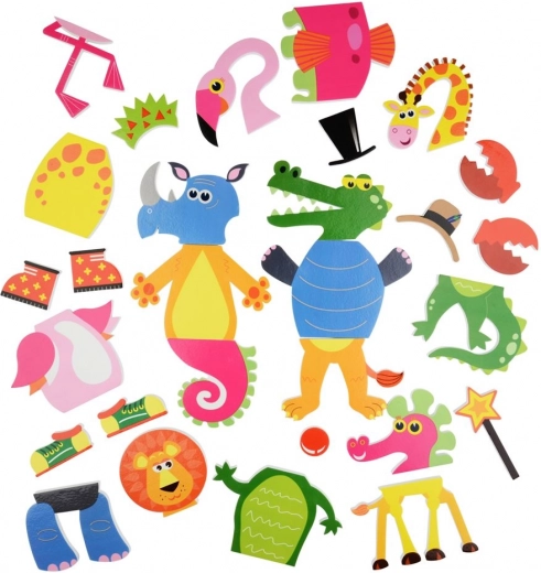 31 värvilist tükki lõpututeks kombinatsioonideks