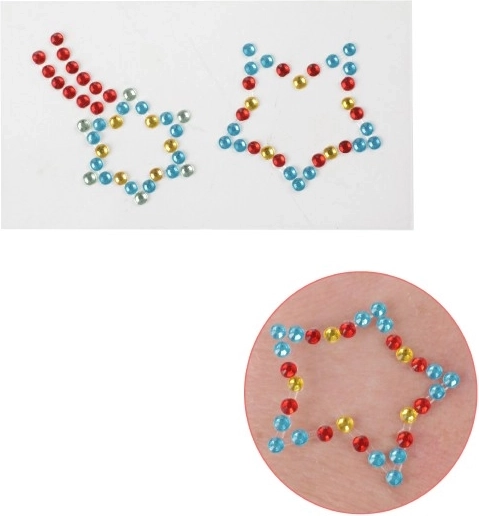 Sädelevad kleepsud glamuurse efekti jaoks