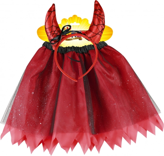 Headband with horns for an instant devil look