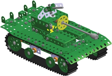 Realistic tanks from metal parts