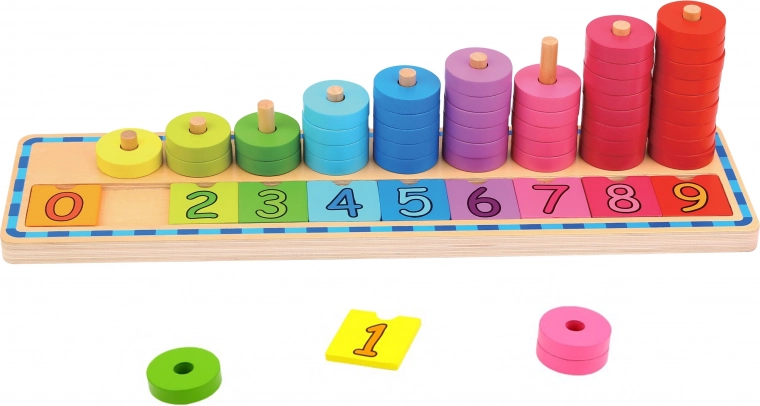 Loendamise ja värvide õppimine alates 2. eluaastast