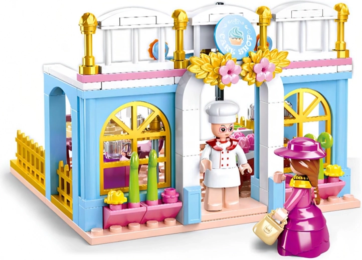 Adorable pastry shop full of details