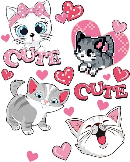 Playful cat motifs that catch the eye at first glance