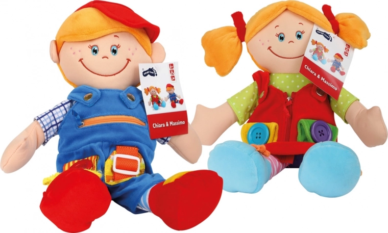 Kahe nuku komplekt riietumise õppimiseks