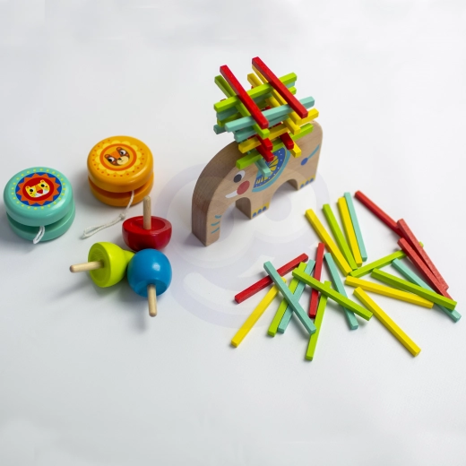 Mikado, vurr ja jojo ühes komplektis