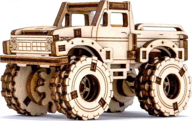 Realistic monster truck details