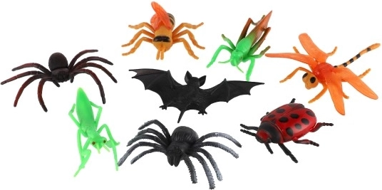 Värviküllane ja mitmekesine putukate komplekt