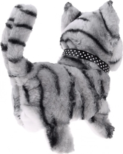 Comes to life on command: walks forward and backward